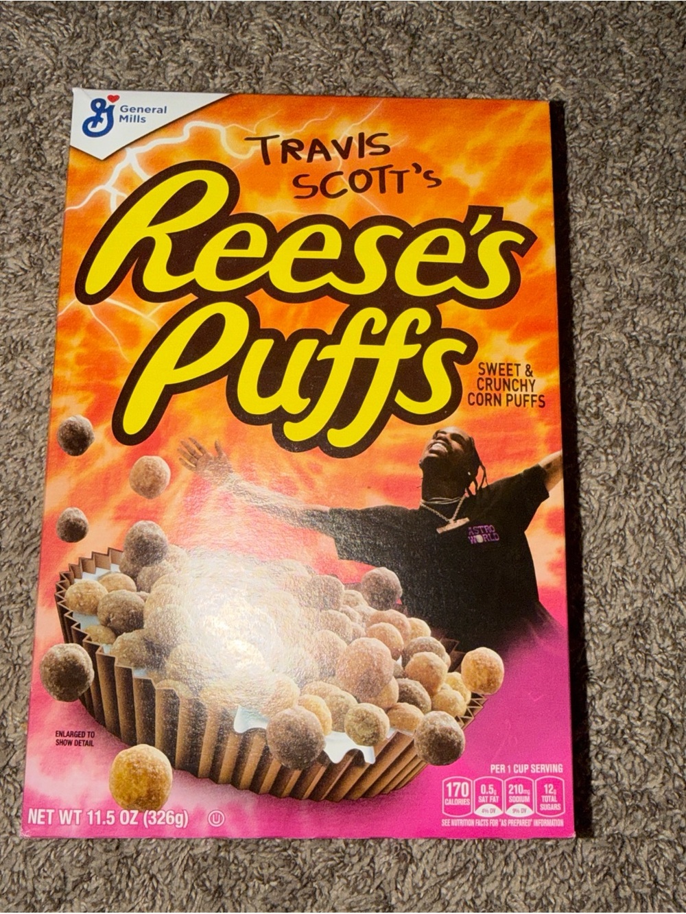 Travis Scott's Reese's Puffs Cereal - Orange/Brown